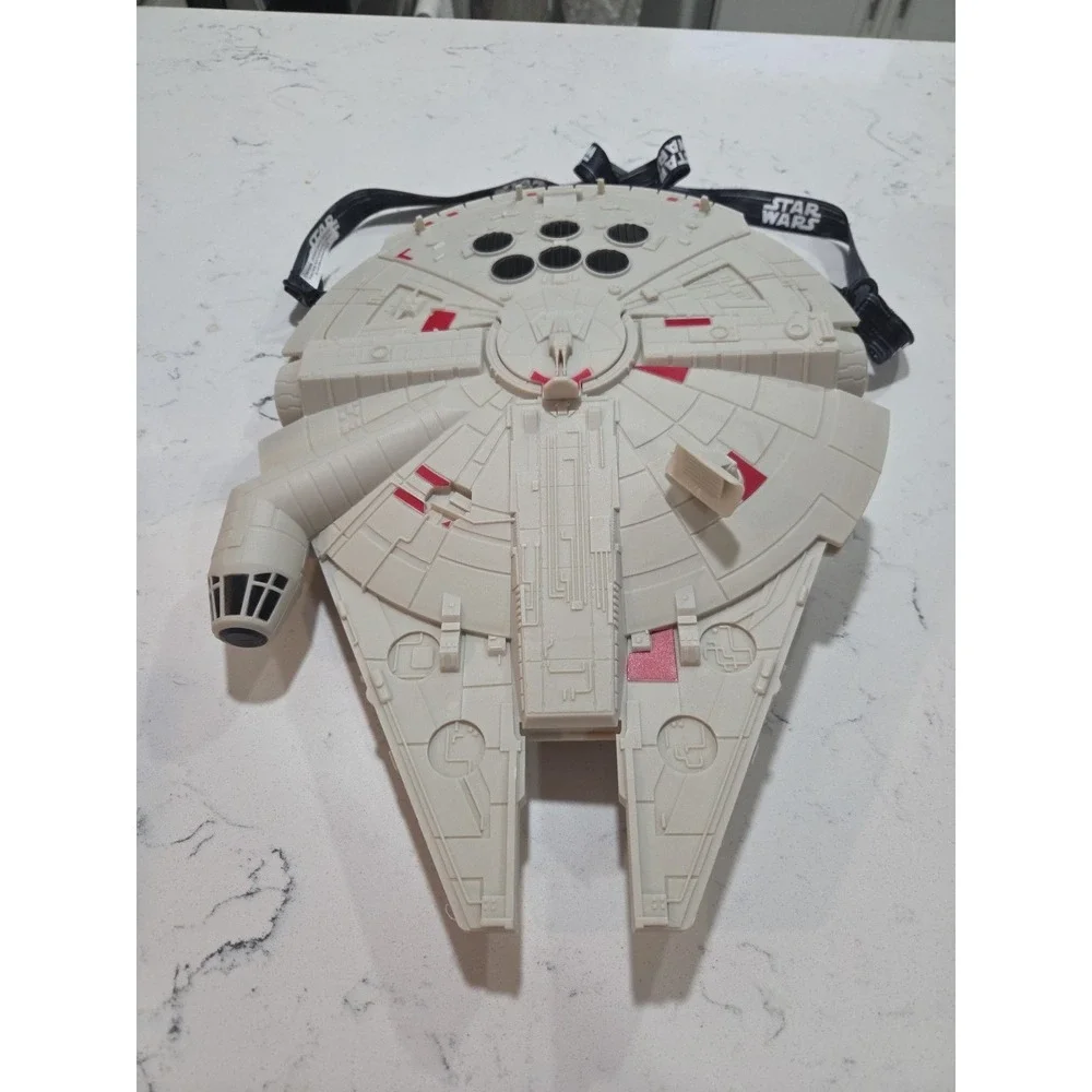 DISNEY PARKS Star Wars Millenium Falcon Light Up Popcorn Bucket With Strap